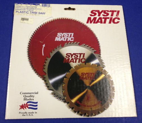 8&#034; Systimatic Plastic Trim Saw Blade PT# 1360 ~ 40 Teeth ~ .085/.131 Width