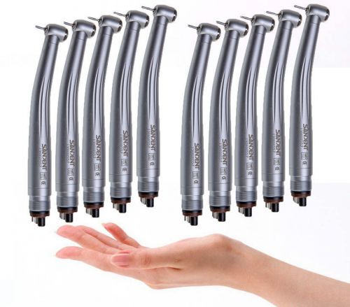 10X NSK Style Dental High Speed Handpieces Push Button 4H Standard Head Turbine