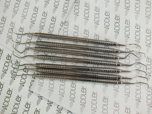 Dental Fresh New  Gracy Currette Premium Set of 7 Currette ADDLER German Stainle