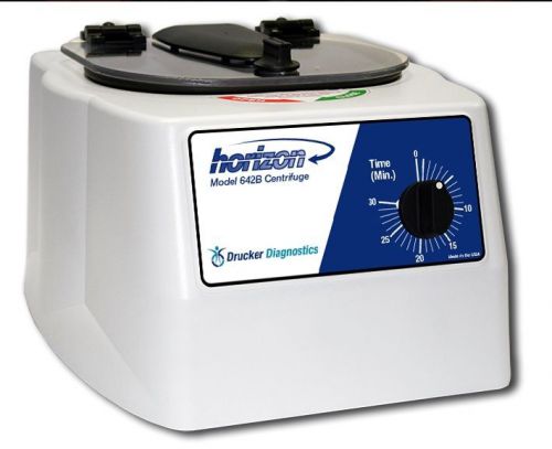 New ! drucker 642b fixed speed 3380rpm horizontal rotor centrifuge, 6 x (5-10ml) for sale