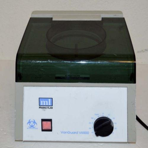 MarketLab VanGuard V6500 Benchtop Laboratory Centrifuge Works But NO ROTOR PARTS