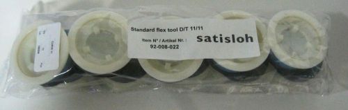 Satisloh X Flex Standard Polishing Tool 1/4&#034; X 2&#034; 92008022 Bag of 10 NIB