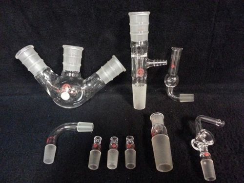 Ace Lab Glass Assorted Pieces Lot of 9