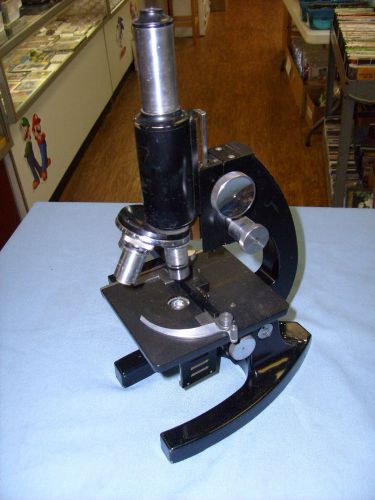 Bausch &amp; Lomb 3 Objective LAB University Microscope w/   95X 43X 10X LENS