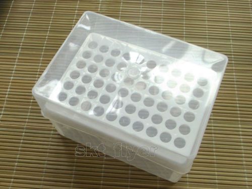 60 Holes Tip Box for 1mlm , 1000ul Pipette Tips 12cm X 8.5 cm X 8 cm