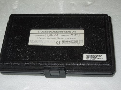 Novametrix  Model 860  Sensor for Transcutaneous  (CO2) Monitor in Original Case