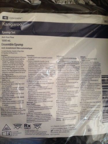 Convidien 773656 kangaroo epump 1000ml pump sets, box of 30 for sale