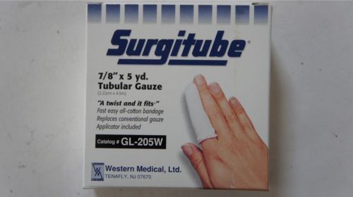 Lot of 3 Surgitube 7/8&#034; x 5 yd Tubular Gauze