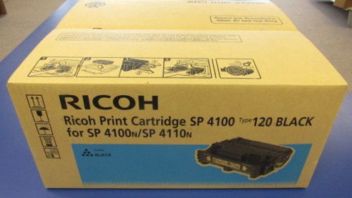 NEW OEM Ricoh Savin Lanier 406997 type 120 Black Print Cartridge SP 4100 M889-17