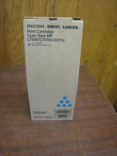 Ricoh Print Toner Cartridge Cyan Type MP C7500/C7570/LD275C FREE SHIPPING
