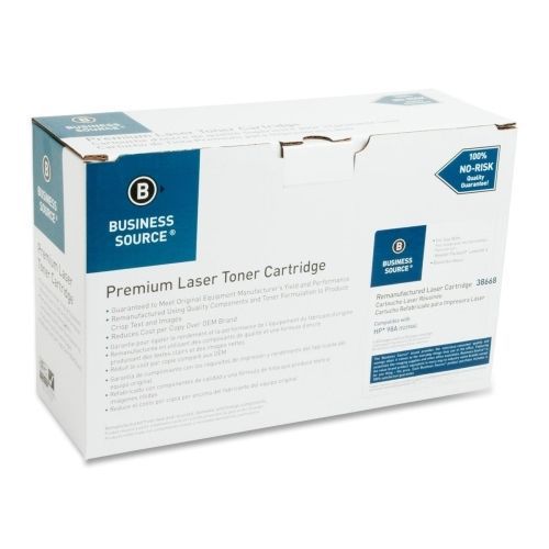 Business Source Remanufactured HP 98A Toner Cartridge - Black - Laser- BSN38668