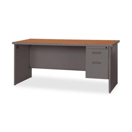 Lorell LLR67380 67000 Series Cherry/Ccl Modular Desking