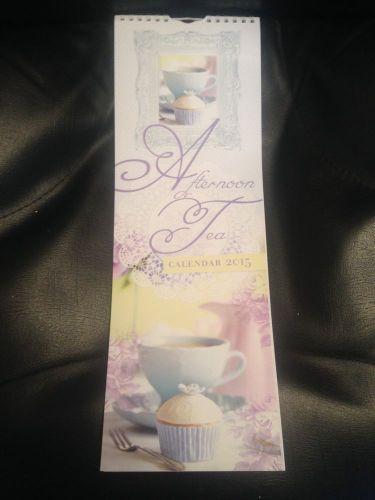 Afternoon Tea 2015 Slimline Calendar New &amp; Sealed