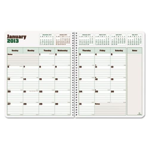 Rediform c23541t blueline duraglobe monthly planner, hard cover, 11 x 8-1/2, for sale