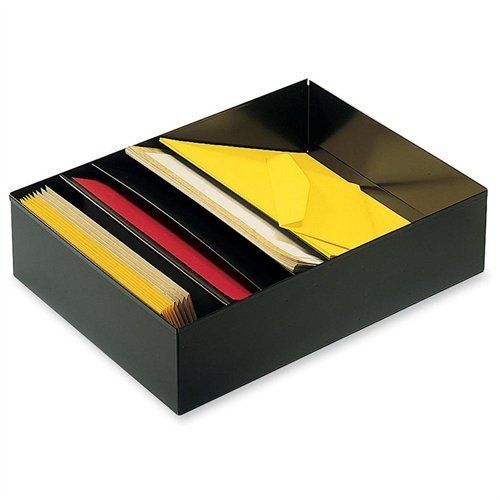 Mmf Steelmaster Desk Drawer Stationery Tray - 3.8&#034; Height X 11.4&#034; (2712sbk)