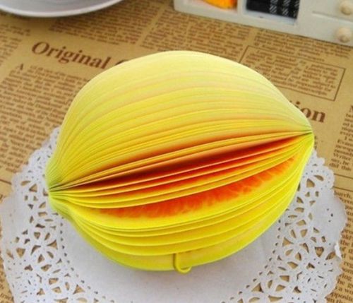 Korean lemon notes,memo pads,sticky note,memo stick for DIY scrapbook decoration