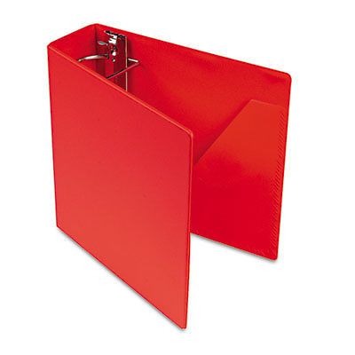 SuperStrength Locking Slant-D Ring Binder, 3&#034;, Red