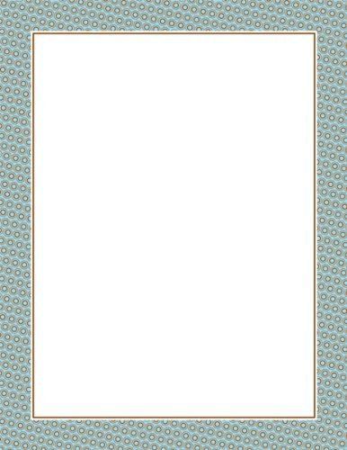 Blue Brown Bolts Letterhead ~ 100 Sheets