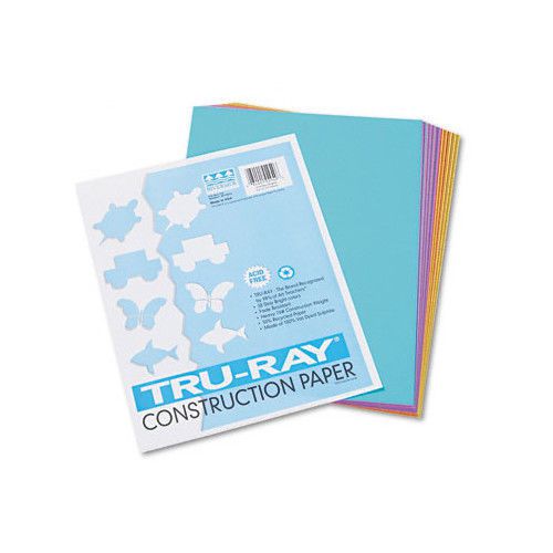 Tru-Ray Sulphite Construction Paper, 9 x 12, Bright Assortment, 50 Sheets