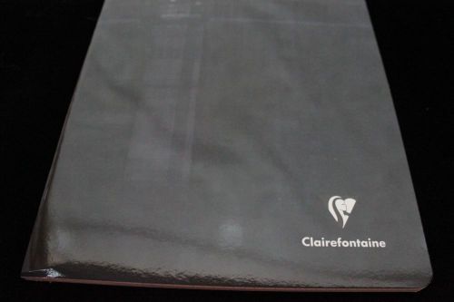 Clairefontaine staplebound notebook  8&#034; x 11&#034; graph black for sale