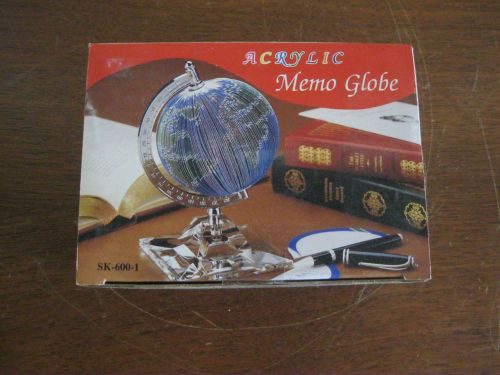 Acrylic Memo Globe #5104 RAIN FOREST