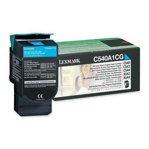 LEXMARK - BPD SUPPLIES C540A1CG CYAN TONER CARTRIDGE RETURN