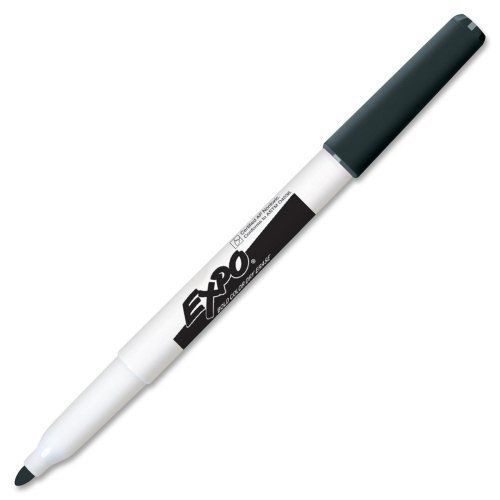 Expo dry erase marker - fine marker point type - black ink - 12 / dozen (84001) for sale