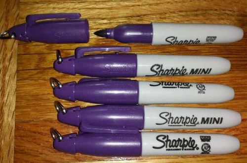 Sharpie mini micro fine tip plum