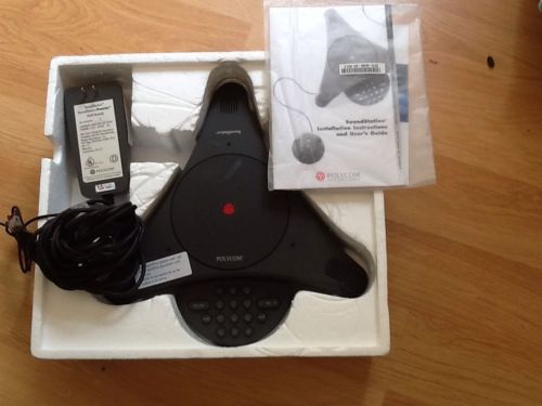 Polycom Soundstation 2200-00106-001 w/accessory &amp; original box Phone Conference