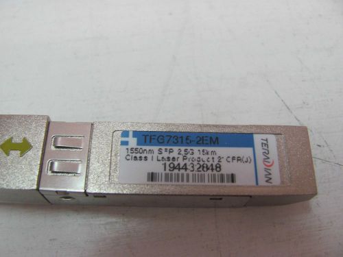 TERADIAN TFG7315-2EM SFP TRANSCEIVER 1550NM 2.5GHZ 15KM