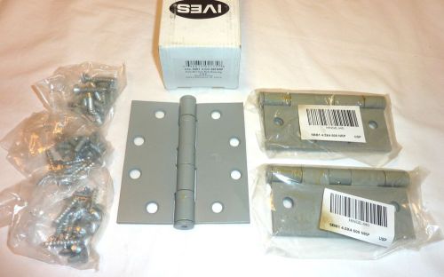 3 ives 5bb1 4.5&#034; x 4.5&#034; 600 nrp 5 knuckle ball bearing butt hinges primed steel for sale