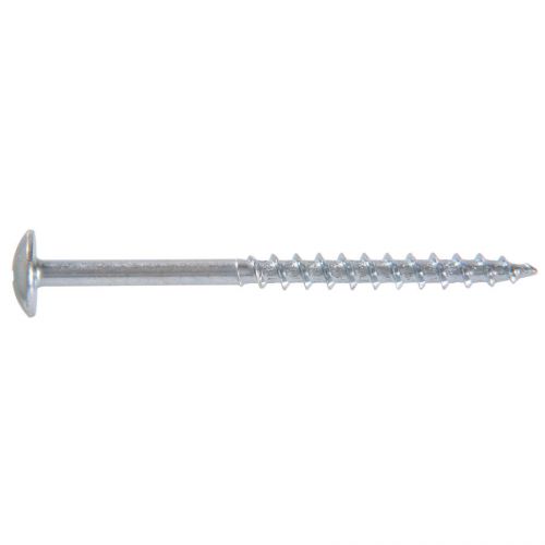 Cabinet Screws #10 x 2 1/2 inch, Zinc Plated Truss Head Screws (100 pcs per box)