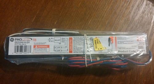 GE MULTI-VOLT PRO LINE HIGH PERFORMANCE BALLAST GE232MV-N-DIY T8 120-277 VOLTS