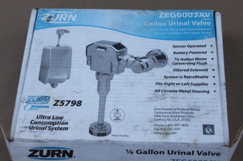 ZURN AUTOMATIC URINAL FLUSH VALVE KIT ZEG6003AV AQUA SENSE