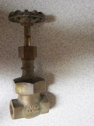 Crane Brass Gate Valve – Cat. 431UB – 1/4 Inch