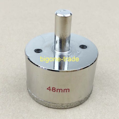 48mm Diamond Coated tool Drill Bit Hole Saw Glass Tile Ceramic Marble