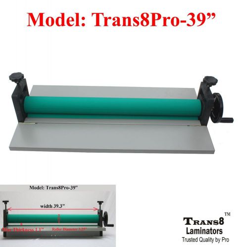 39 inch Cold Laminator 39.3&#034; Laminating Machine, Manual Laminator by Trans 8