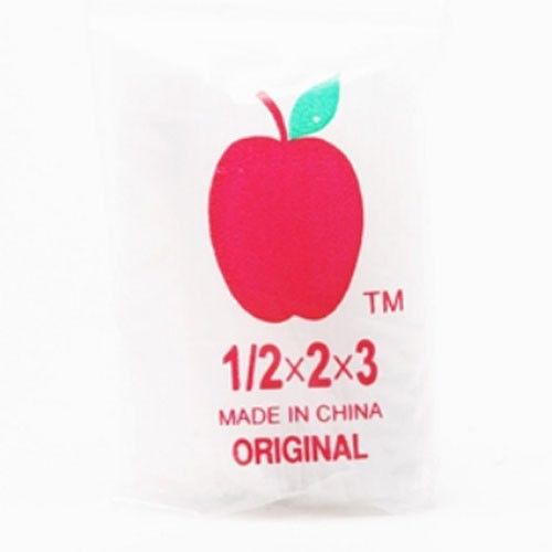 1000 MINI ZIP LOCK PLASTIC BAGS RESEALABLE  1/2 x 2 x 3