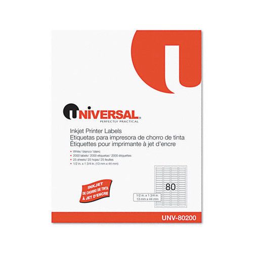 Universal® inkjet printer labels, 2000/pack for sale