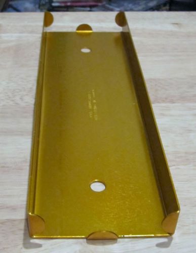 Mmf heavy duty aluminum tray for rolled coins, holds $100 in quarters, gold for sale
