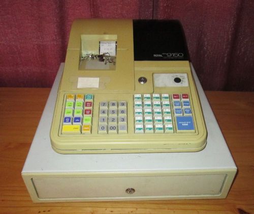 Royal Cash Register- Alpha 9150-CASH MANAGEMENT SYSTEM - Works