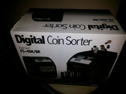 Royal Sovereign Fast Sort FS-4DA/BK Digital Coin Sorter New In Box