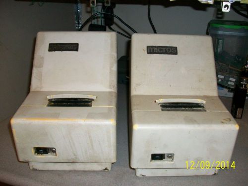 LOT OF 2 MICROS 400282 POS RECEIPT PRINTER PARTS