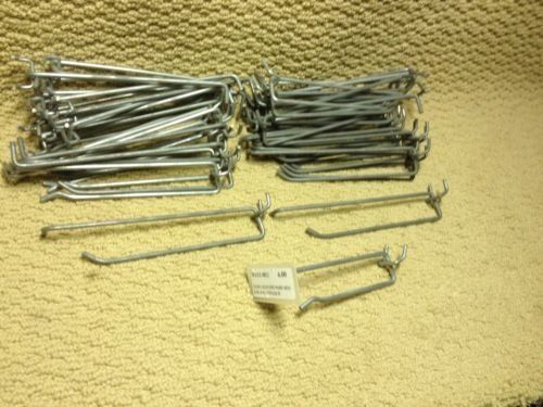 40 Store Display Style Peg Board Hooks 1/8&#034; Diameter