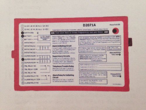 Bosh d2071a digital alarm communicator transmitters (dact) for sale