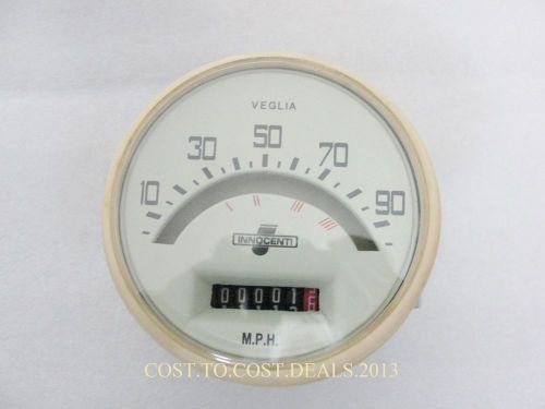 LAMBRETTA SPEEDOMETER 90 MPH ITALIAN TYPE &amp; SPEEDO CABLE Li SERIES 1 &amp; 2