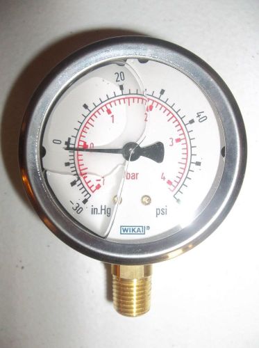 NEW  WIKA 213.53 2.5&#034; 0-60# 0-30 hg. Pressure Gauge