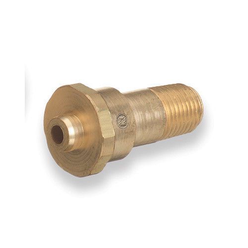 Western Enterprises 1/4&#034; NPT X 1 3/4&#034; Long Male Brass Regulator Nipple CGA 660