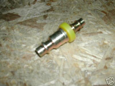 Air fitting 1/4&#034; male with 1/4&#034; push on barbed end for sale