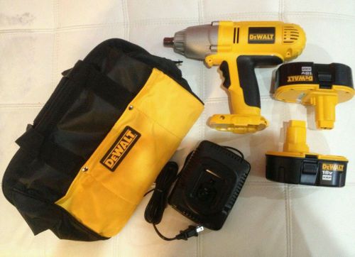 New DeWalt 1/2&#034; Impact Wrench 18v XRP Kit 2-Batteries  DW059 Drill. Newest model